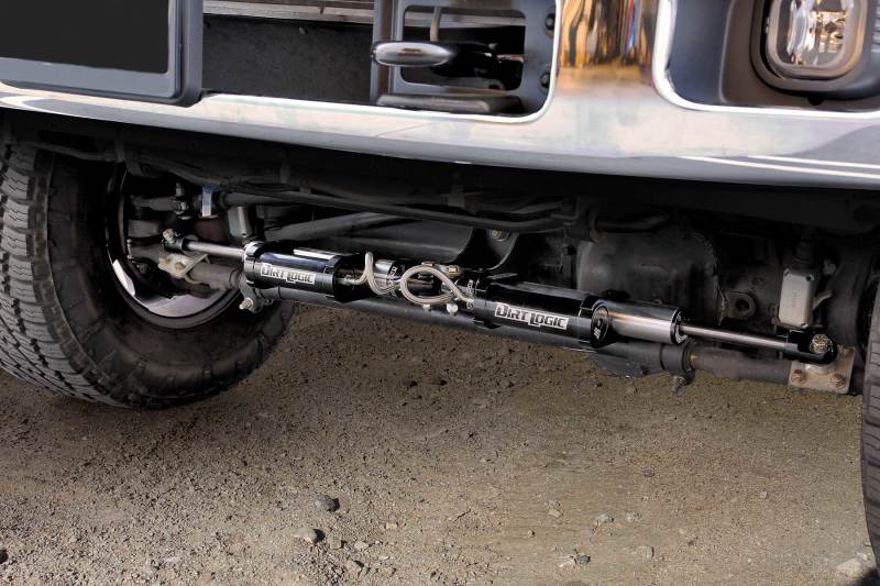 Fabtech 05-20 Ford F250/350 4WD Dual Steering Stabilizer System (Opposing Style) w/DL 2.25 Res Shock