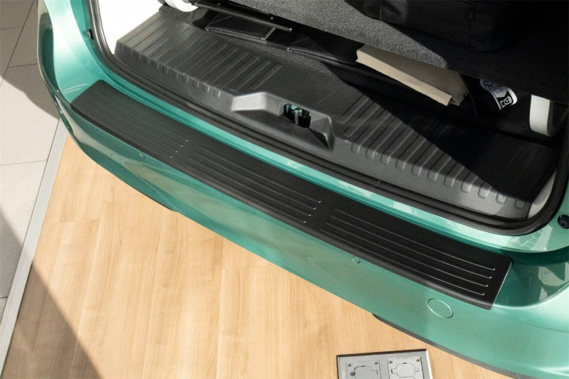WeatherTech BumperTopper Rear Bumper Protector for 2025 Volkswagen ID. Buzz, Behind 2nd Row – Black | Part wetBP0172