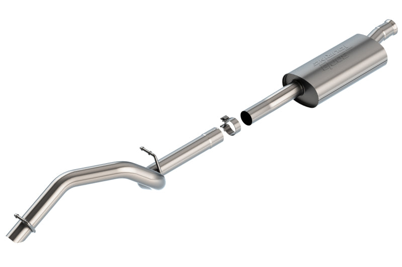 Borla 140822 Touring High-Clearance Cat-Back Exhaust for 2018-2026 Jeep Wrangler JLU 2.0L Turbo