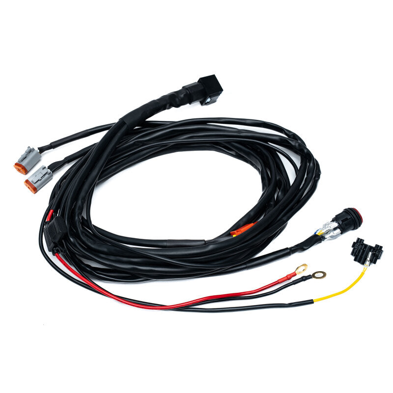 Baja Designs Squadron 2.0 Harness with 4-Pin Deutsch Connector and Dual Light Compatibility