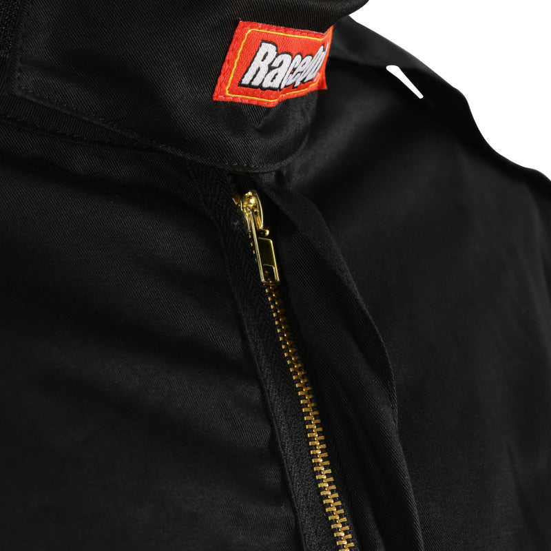 RaceQuip rqp111003RQP Black SFI-1 Single-Layer Race Jacket - Medium