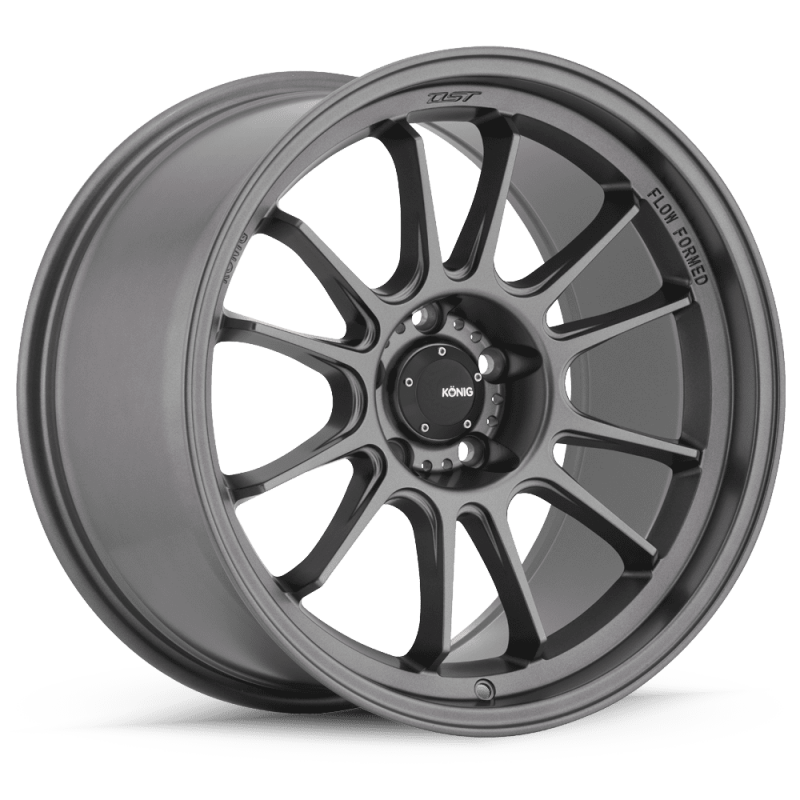 Konig Hypergram 19x9.5-Inch Wheel, 5x114.3 Bolt Pattern, +35 Offset, Matte Gray - KNGHG9951435G