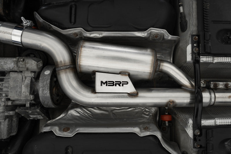 MBRP S46183CF Armor Pro Cat-Back Exhaust for 2017–2018 Volkswagen Golf SportWagen and Golf Alltrack 1.8T