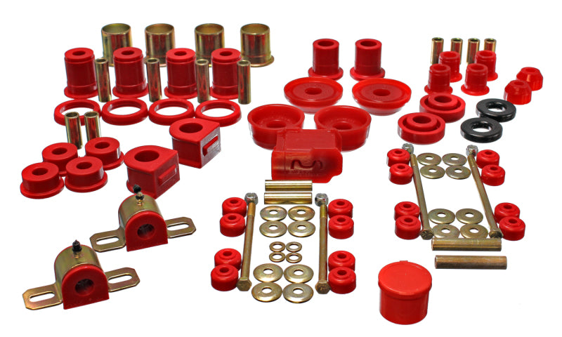 Energy Suspension eng3.18130R 93-02 Chevrolet Camaro Red Hyper-Flex Master Bushing Set