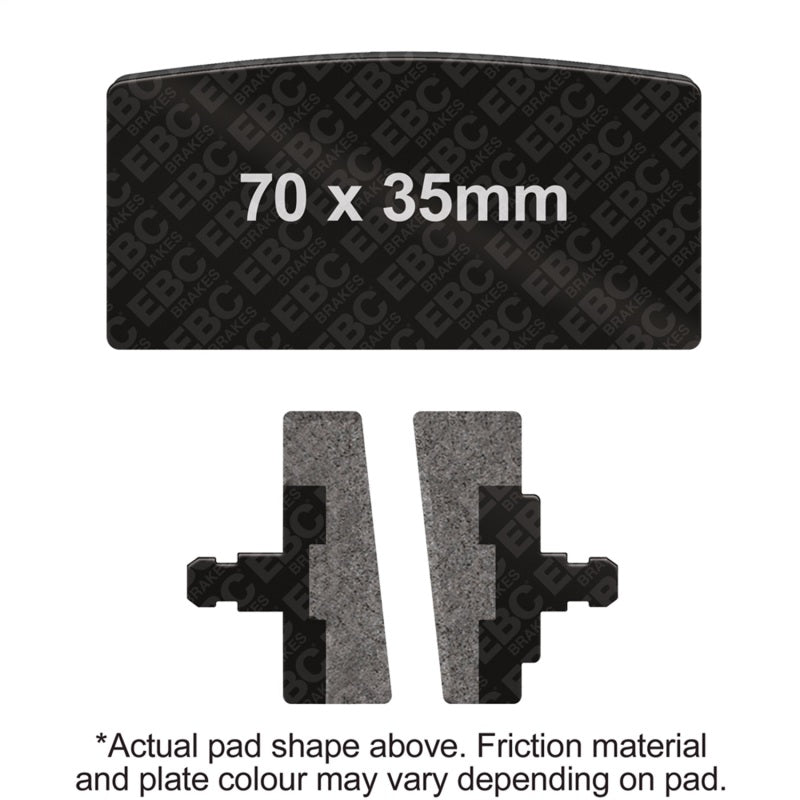 EBC Powersports FA22 Organic Front Brake Pads for BMW R60/7, R75/6, R90/6 and R90S