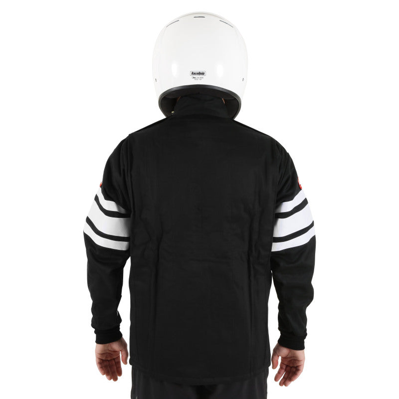 RaceQuip rqp121003RQP 121 Series SFI-5 Multi-Layer Driving Jacket - Black, Medium