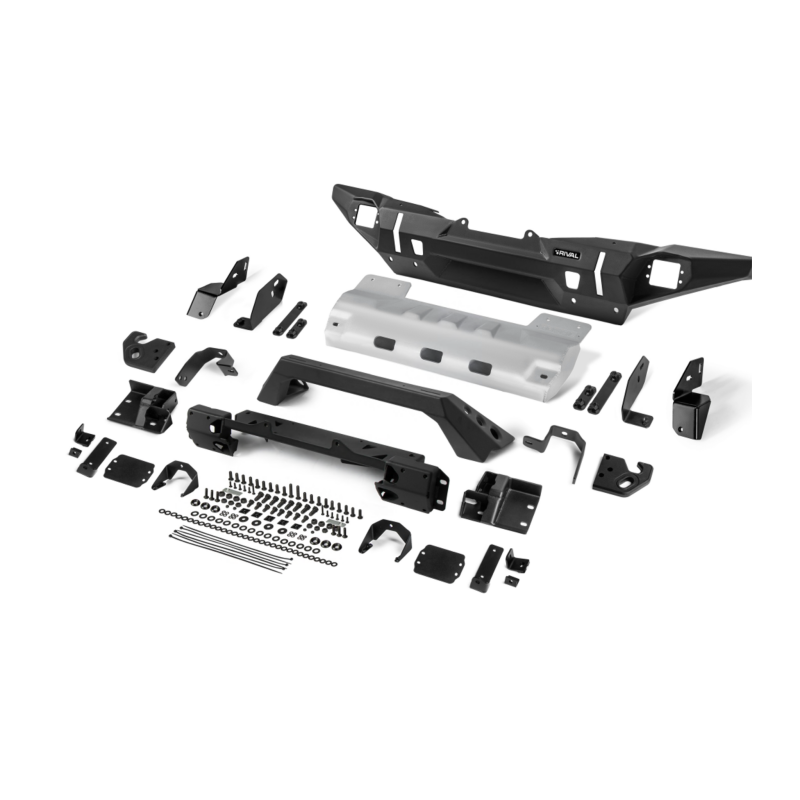Rival 4x4 Front Full-Width Aluminum Bumper for Jeep Wrangler JL and Gladiator (Part RLL2D.2701.3-NL)