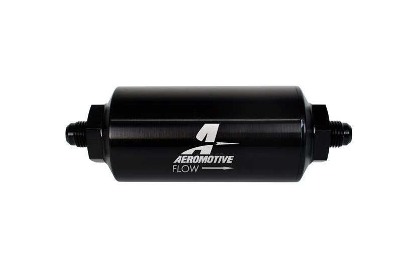 Aeromotive AN-06 In-Line Fuel Filter with 10-Micron Microglass Element