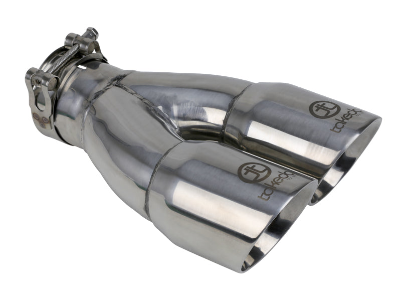 aFe Takeda 304 Stainless Steel Clamp-On Exhaust Tip, Part Number 49T25364-P10