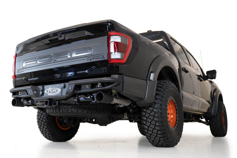 Addictive Desert Designs PRO Bolt-On Rear Bumper with Backup Sensor Cutouts for 2021-2025 Ford F-150 Raptor