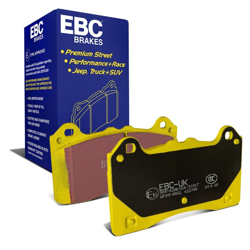 EBC Yellowstuff Front Brake Pads for 2015-2016 Ford Focus RS - DP42274R