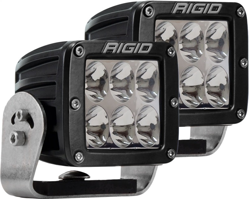 Rigid Industries D2 HD Driving Black LED Pod Lights, Set of 2 - RIG522313