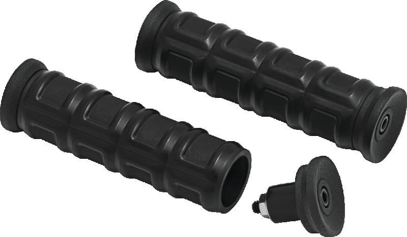 Kuryakyn Dillinger Grips for 1-Inch Handlebars, Universal Black – Part 6677