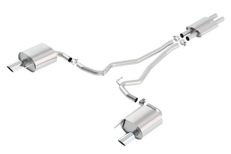 Borla 140588 ATAK Cat-Back Exhaust System for 2015-2017 Ford Mustang 3.7L V6