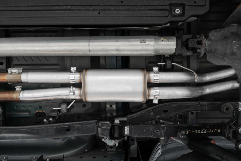 MBRP 17+ Ford F-150 Raptor 3.5L Ecoboost Dual Rear Exit T409 3in Resonater Back Exhaust System