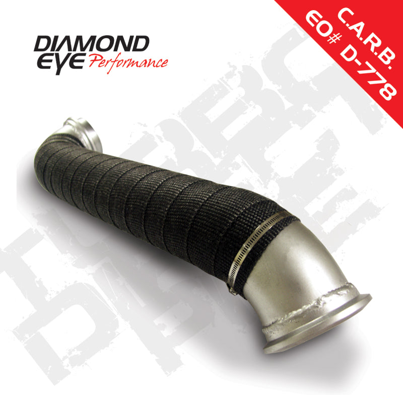 Diamond Eye Performance DEP321056 3-Inch Turbo-Direct Exhaust Pipe for 2004-2010 Chevy and GMC Duramax 6.6L