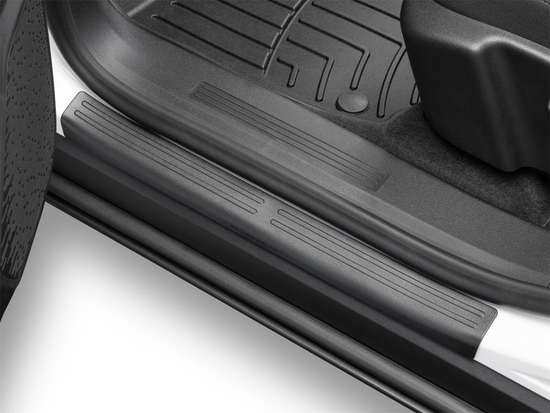 WeatherTech SillProtector for 2025-2026 Chevrolet Equinox, 4-Piece Set, Black - wetST080K1