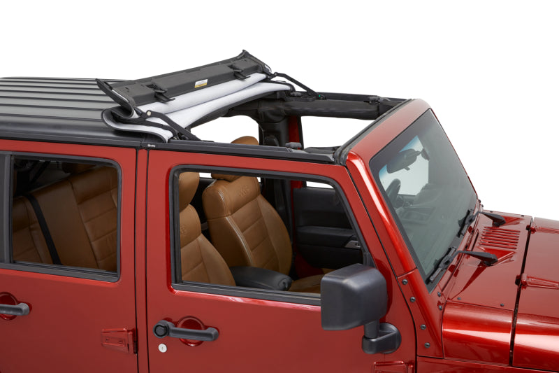 Bestop Sunrider for Hardtop – Jeep 2007-2018 Wrangler JK, Black Diamond, 2-Door & 4-Door