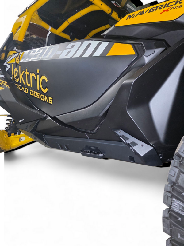 Elektric Offroad Volt Series Rocker Guards for 2024+ Can-Am Maverick R – Side-Impact Protection with Built-In Step Plate