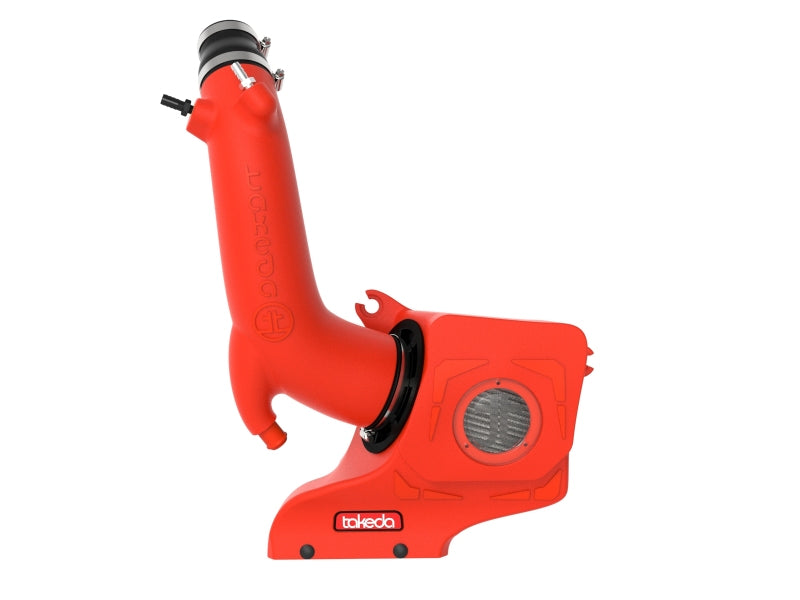aFe Takeda Momentum Cold Air Intake System with Pro DRY S Filter for 2019-2022 Hyundai Veloster N 2.0L Turbo, Red - Part Number 56-70021DR