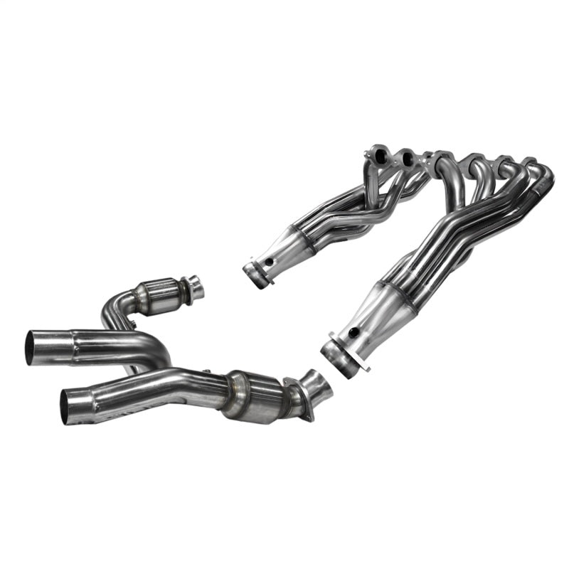 Kooks Headers KSH2864H440 1-7/8-Inch Long Tube Headers and H.O. Green Catted Connection Kit for 2023-2024 Cadillac Escalade V