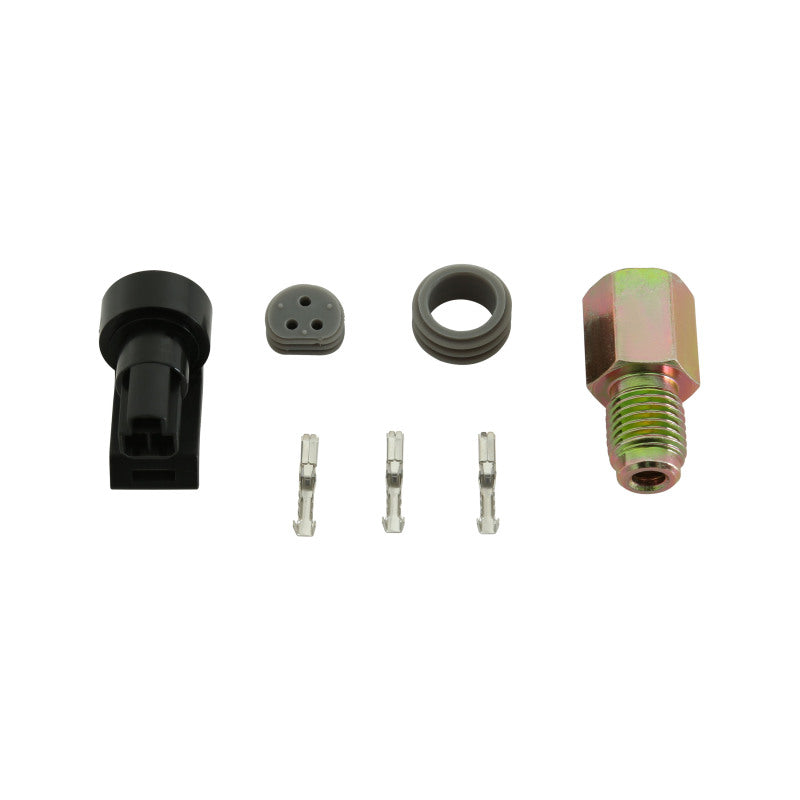 AEM 30-2130-1000 1000 PSIg Stainless Steel Pressure Sensor Kit with 1/8-Inch NPT to -4 AN Adapter