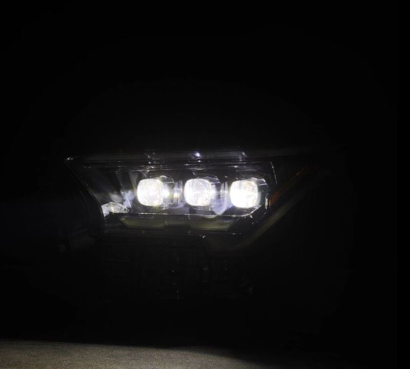 AlphaRex NOVA-Series Projector Headlights for 2024 Toyota Tacoma, Black Housing with Activation Light