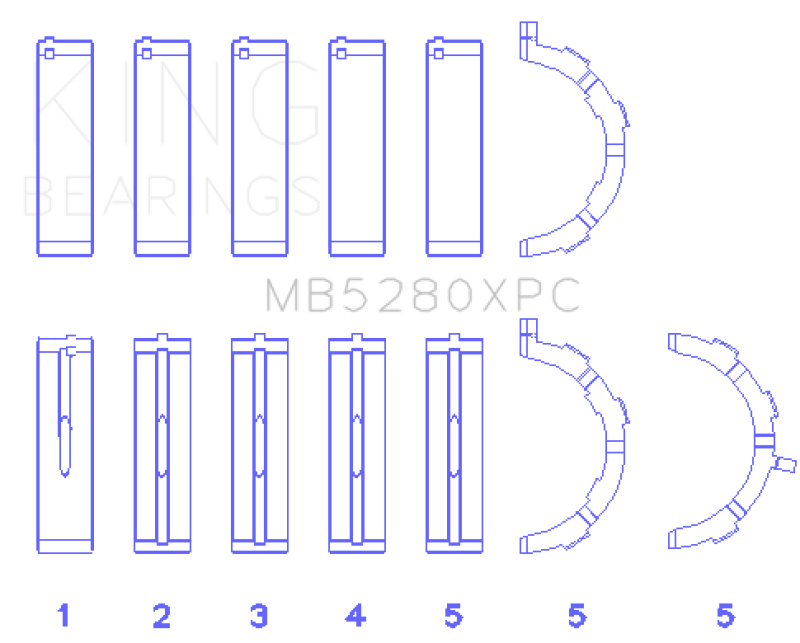 KING Performance Main Bearings