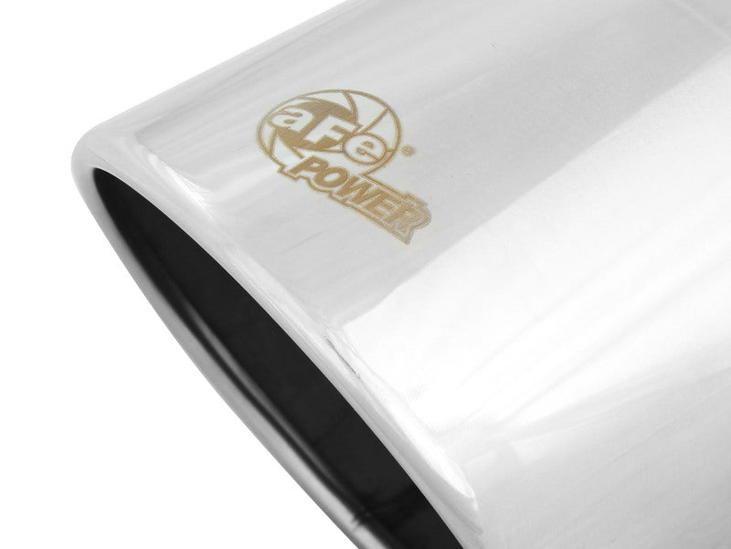 aFe MACH Force-Xp 304 Stainless Steel Exhaust Tip, Polished, 4-Inch Inlet, 6-Inch Outlet, 12-Inch Length