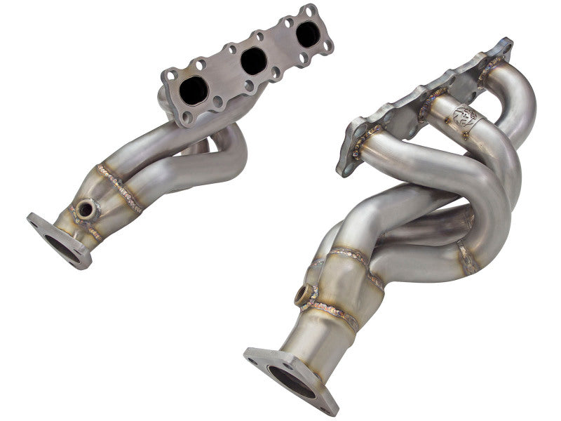aFe Twisted Steel 304 Stainless Steel Short Tube Headers for 2003-2006 Nissan 350Z and Infiniti G35 V6 3.5L, Part Number 48-36103