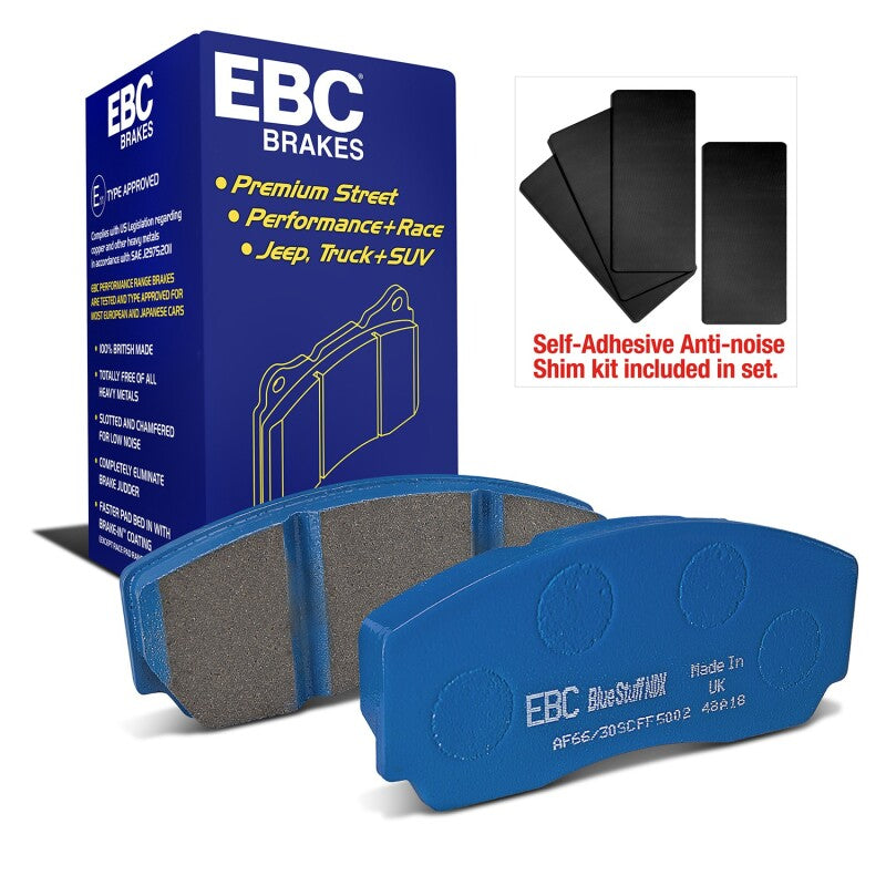 EBC Bluestuff NDX Front Brake Pads DP5002NDX for 1990–2000 Aston Martin Vantage 5.3L