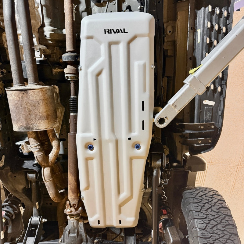 Rival 4x4 Aluminum Gas Tank Skid Plate for Ford Ranger 2024-2026 – Heavy-Duty Underbody Protection
