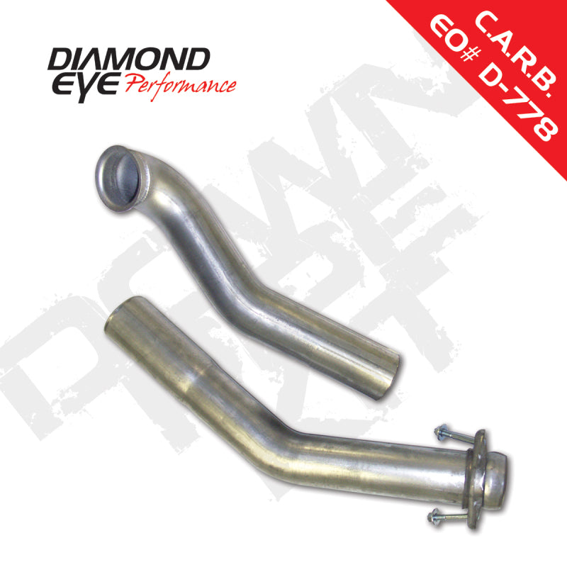 Diamond Eye Performance DEP122004 3-Inch Turbocharger Downpipe for 1994–1997.5 Ford 7.3L Power Stroke F-250 and F-350