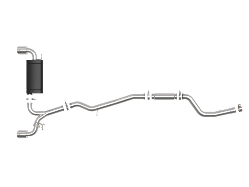 aFe POWER Takeda Cat-Back Exhaust System with Polished Tips for 2020–2023 Toyota GR Supra 3.0L Turbo, Part Number 49-36043-P
