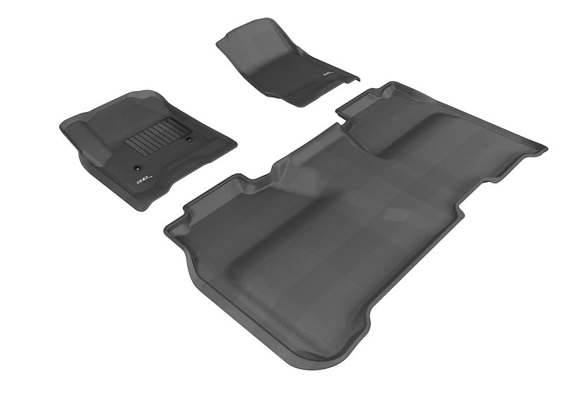 3D MAXpider KAGU Series Custom-Fit Floor Mats, Black, Full Set, Part Number aceL1CH04001509