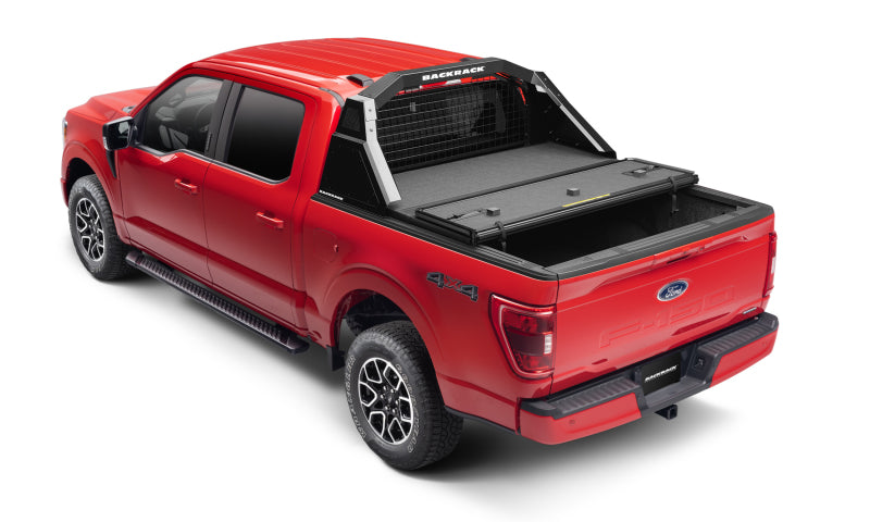 BackRack 2015-2022 Ford F-150 14-Gauge Steel Trace Rack w/ Hardware Kit - Black