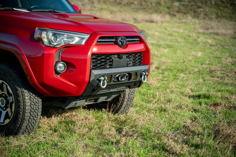 DV8 Offroad Centric Series Winch Front Bumper for 2014-2024 Toyota 4Runner, Part Number dveFBTF3-02