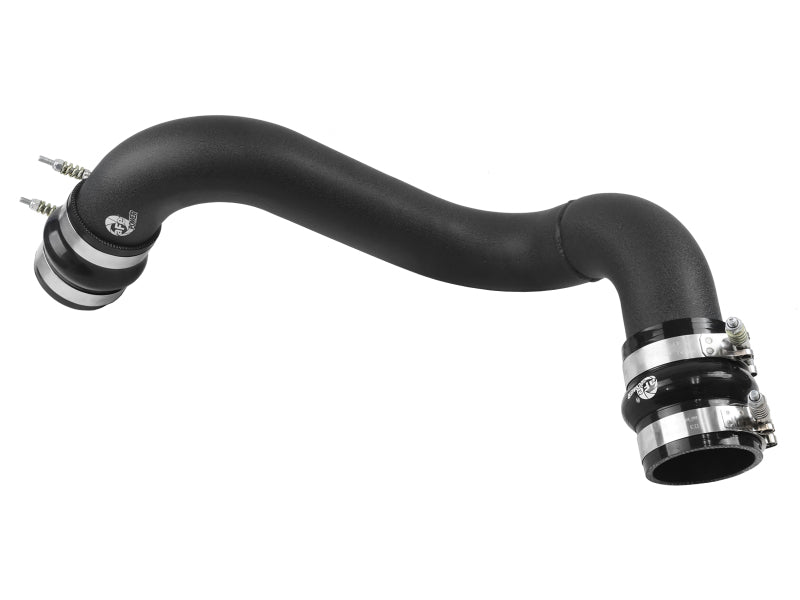 aFe Bladerunner 3-Inch Aluminum Cold Charge Pipe, Black, AFE46-20109 for 2003-2007 Ford 6.0L Power Stroke Diesel Trucks