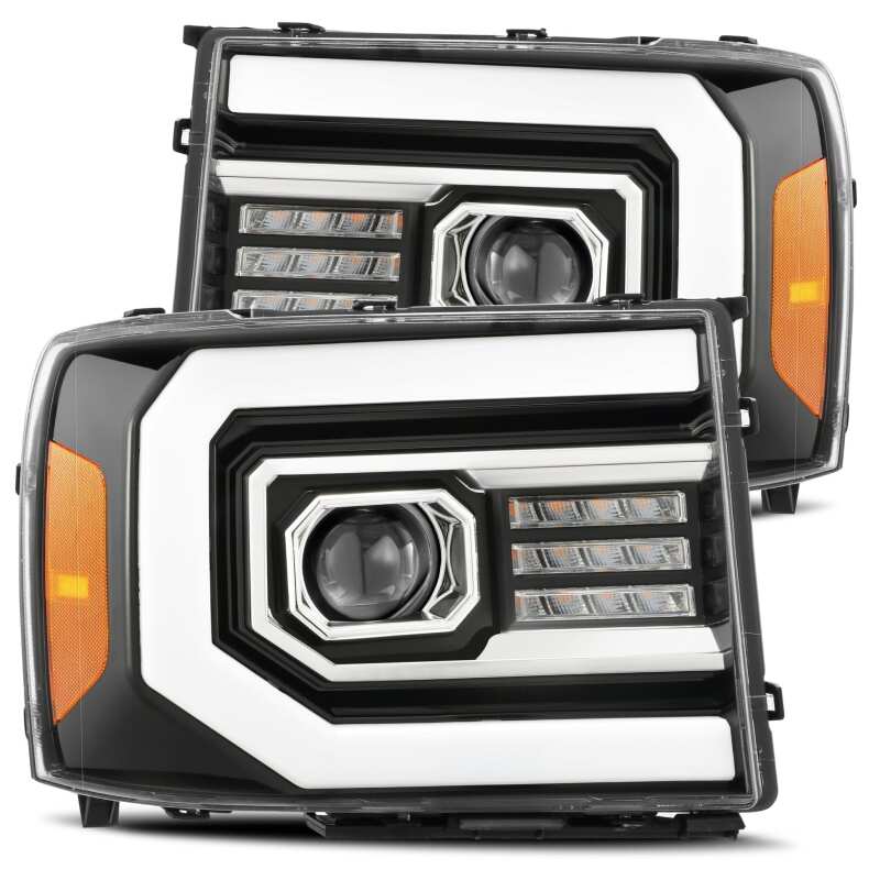 AlphaRex ARX880097 LUXX-Series LED Projector Headlights for 2007-2013 GMC Sierra