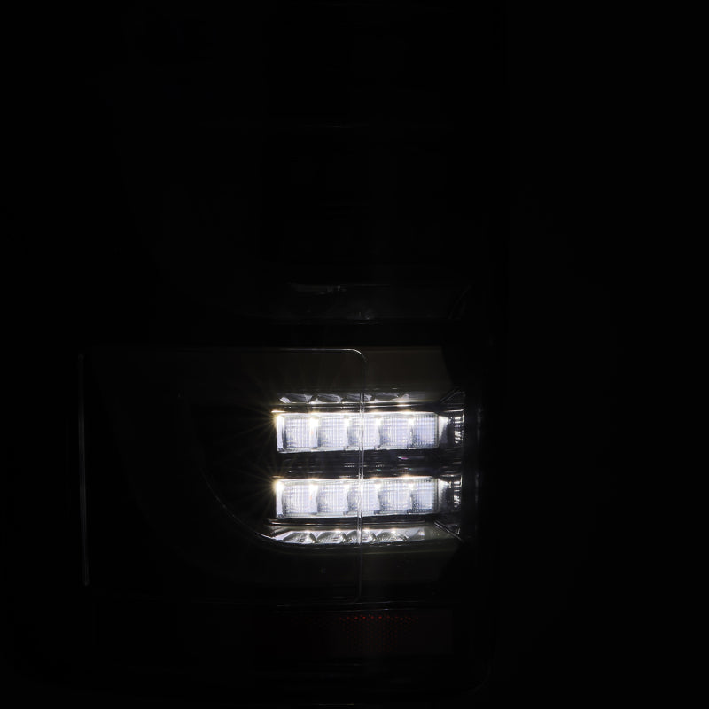 AlphaRex Luxx-Series LED Tail Lights for 2015-2020 Ford F-150, Alpha-Black, ARX652030
