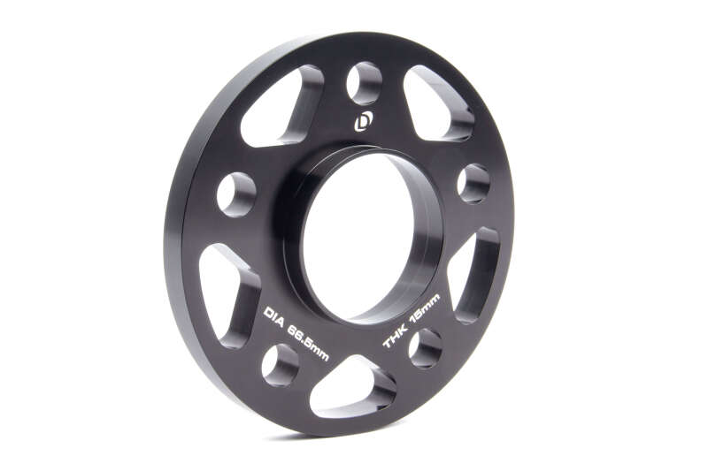 Dinan Wheel Spacers - 5x112 Bolt Pattern, 66.5mm Center Bore, 15mm Thickness, Set of 2