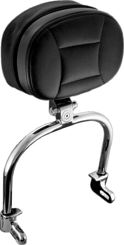 Kuryakyn 8987 Driver Backrest for Select Harley-Davidson Softail Models, Chrome