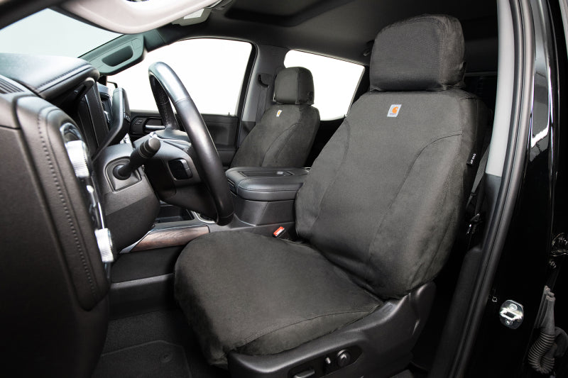 Covercraft Carhartt Super Dux SeatSaver Second Row Custom Seat Cover for Ford F-250, F-350, and F-450 (2019 Models) - Gravel