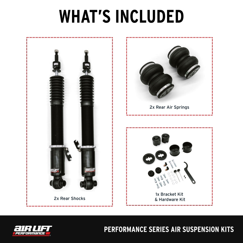 Air Lift Performance Rear Air Suspension Kit for BMW Z4 G29 and Toyota Supra 20-24