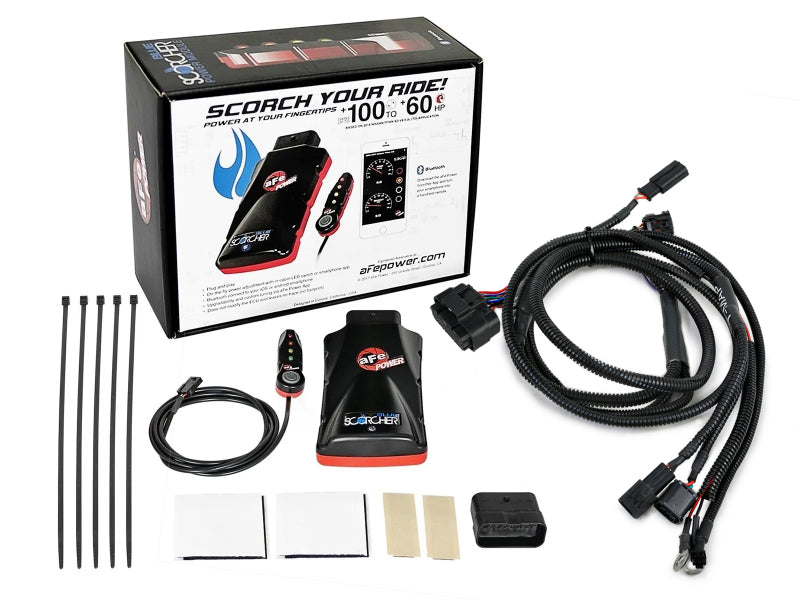 aFe POWER SCORCHER BLUE Bluetooth Power Module for 2024-2025 Toyota Tacoma and 2025 Toyota 4Runner 2.4L Turbo, Part Number 77-86015