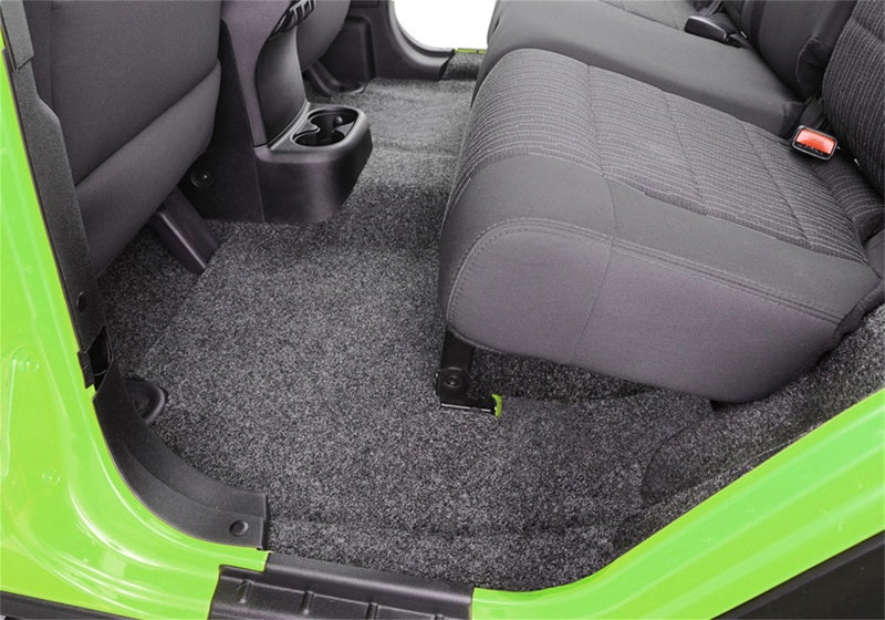 BedRug 2018+ Jeep JL 4 Door 6pc Rear Cargo Kit (w/ Gap Hider)