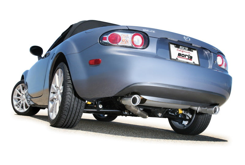 Borla S-Type Cat-Back Exhaust System for 2006-2015 Mazda MX-5 Miata 2.0L - Part Number 140169
