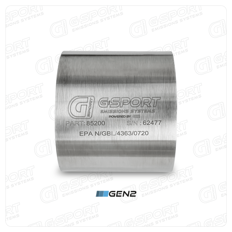GESI G-Sport 4.50in x 4.00in 400 CPSI - GEN2 EPA Approved Substrate Only (500-850HP)
