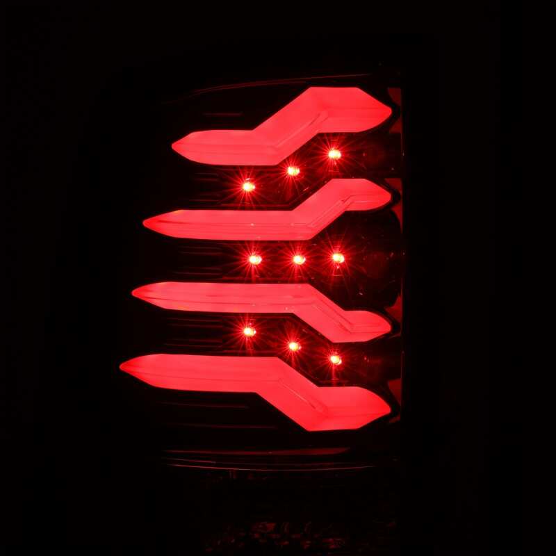 AlphaRex PRO-Series LED Tail Lights Jet Black for 2009-2013 Dodge Ram 1500 and Ram 2500 - ARX640010