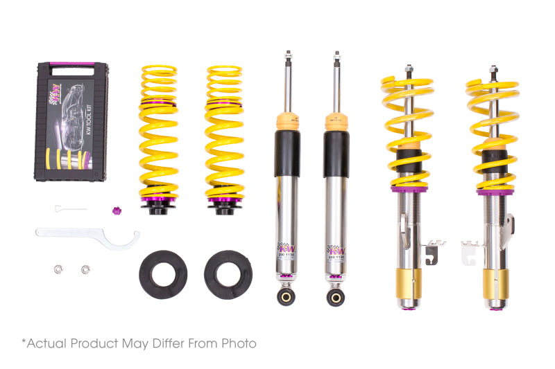 KW V3 Coilover Kit for 2006-2010 BMW 5 Series E61 Wagon 4WD - Part Number kws35220074